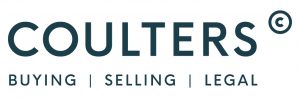 Coulters logo - with strapline buying selling legal.
